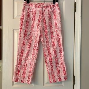 Lilly Pulitzer pink print pants